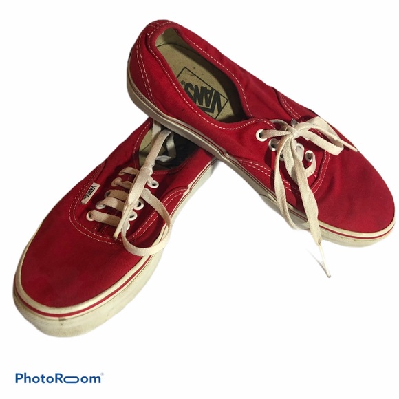 vans off the wall red and white